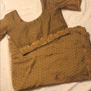 Mehndi Color Saree [ON SALE]